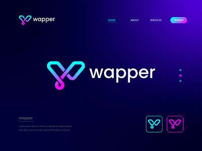 Wapper Logo Design