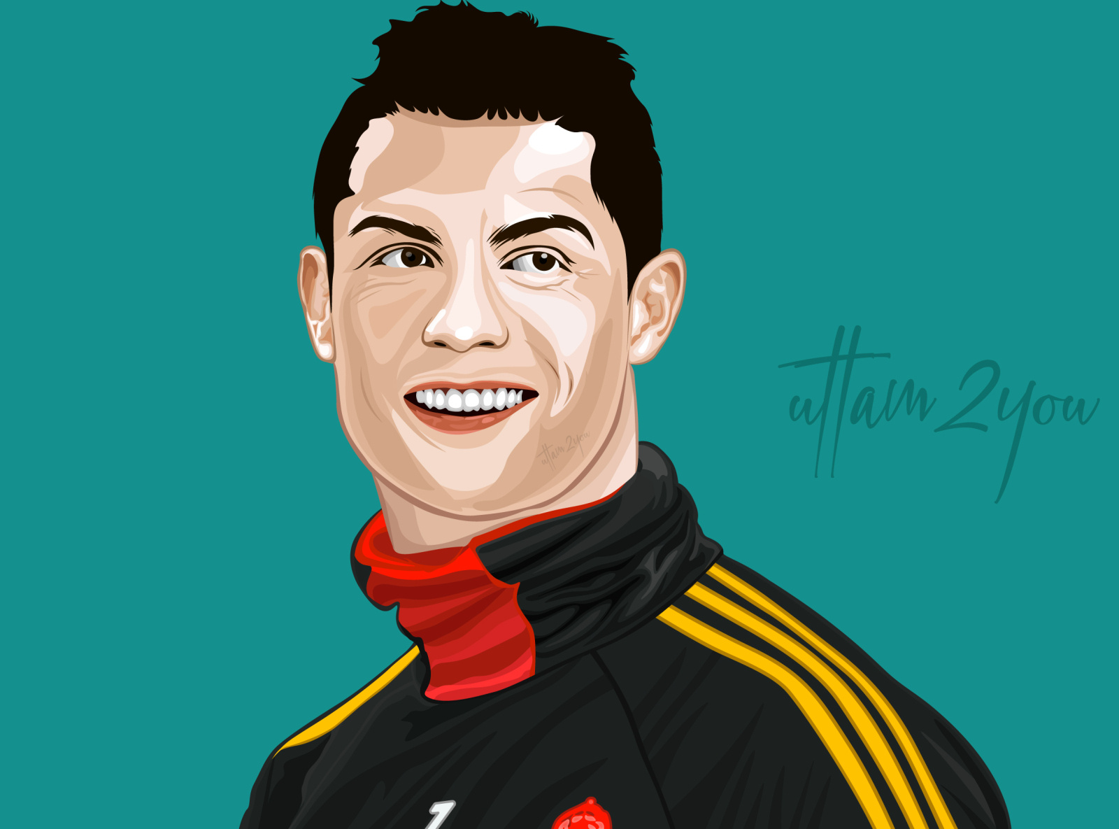 Vector Portrait by Uttam Das on Dribbble