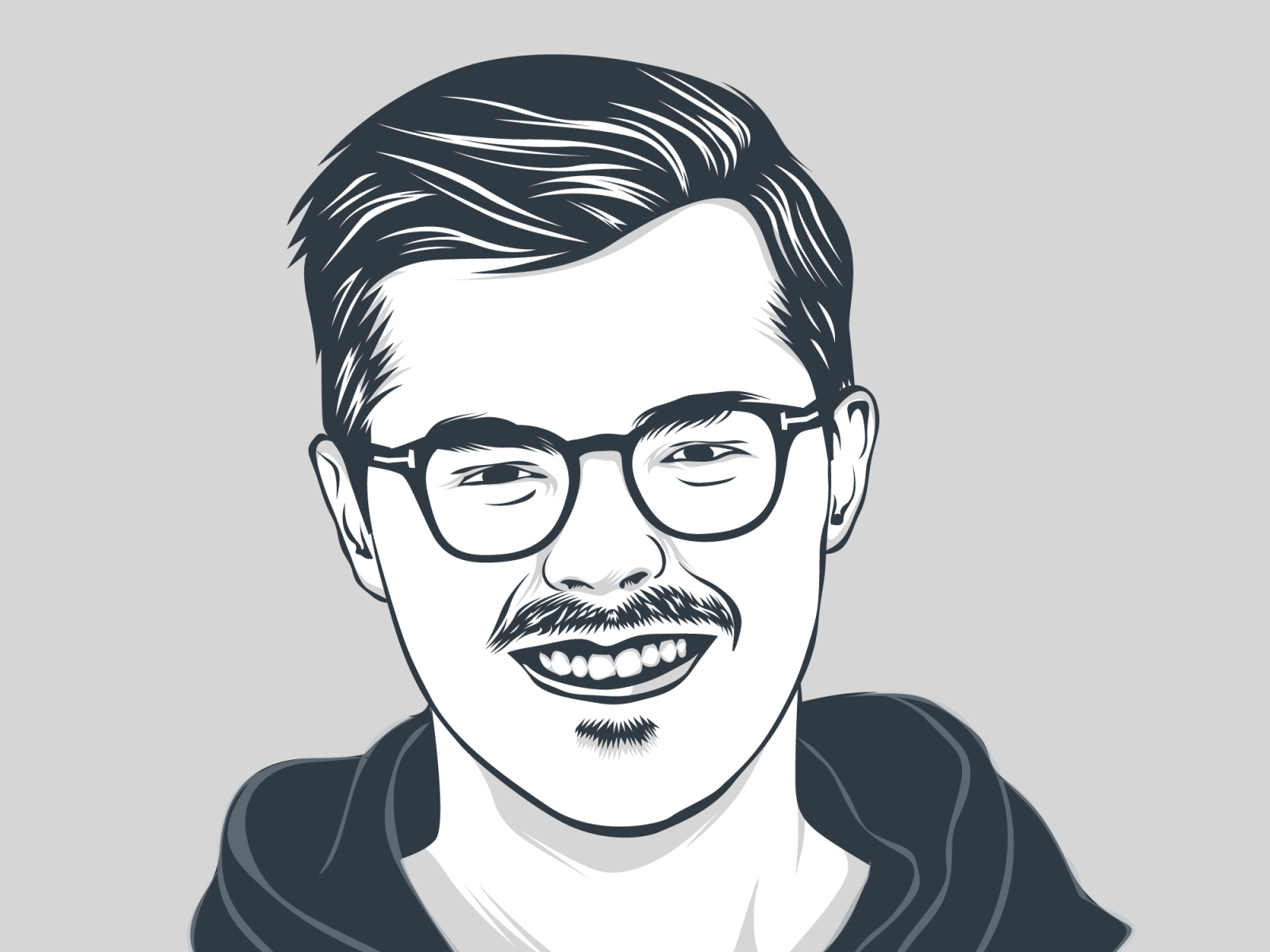 Vector Portrait :) by Uttam Das on Dribbble