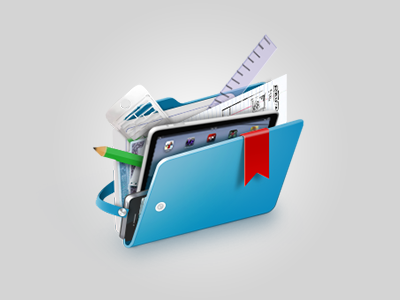 Folder blue folder icon ipad process teaser