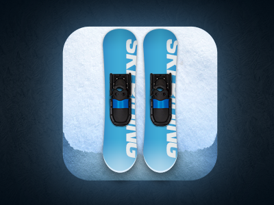 Ski riding icon icon ios riding ski skis snow winter