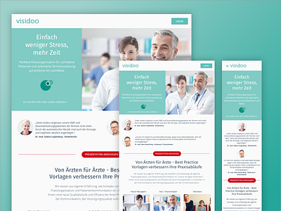 Healthcare SaaS Information Website - Responsive branding design desktop mobile responsive ui ux website