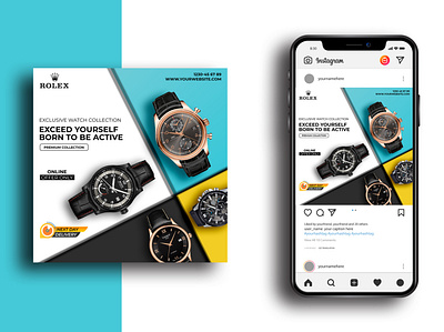 Luxury Watches AD Banner advertising brand design branding design facebook ad facebook ads facebook post graphic design instagram ad instagram banner instagram post luxury brand luxury watches luxury watches ad minimal social media ad social media advertising social media design watches watches ad