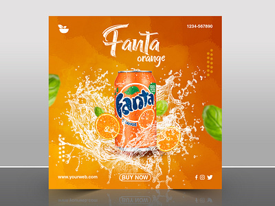 Fanta Drinks AD banner