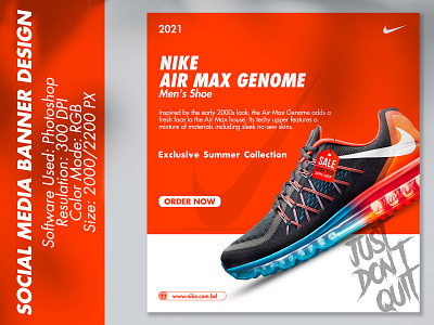Nike Shoes Social Media Banner Design