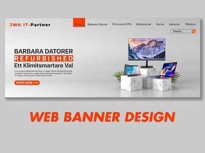 Web Banner UI Design