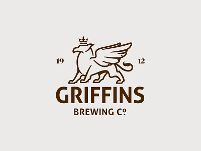 Griffin's Brewing Co beer craft beer griffon logo