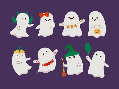 Cute ghosts