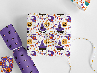 Halloween seamless pattern collection