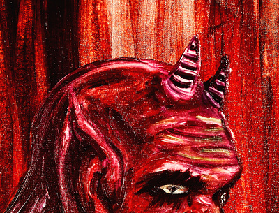 El Diablo art creative design illustration oil paint painting