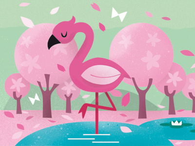 Rainbowland Area - Flamingo Gardens 01