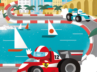 MONACO GP tribute 01 cars f1 ferrari granprix monaco montecarlo racing sea vintage