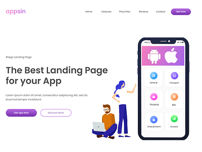 Unbounce Landing Page for Mobile App- Mobile App Landing Page