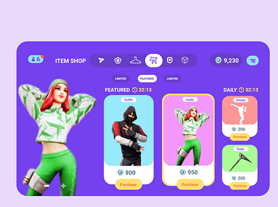 Fortnite Remix figmadesign fortnite game ui