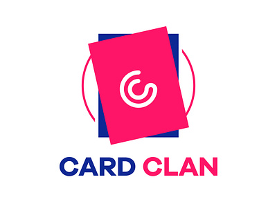 CARD CLAN LOGO clan design flat logodesign logotype minimal