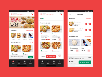 Pizza Hut - Delivery App Redesign