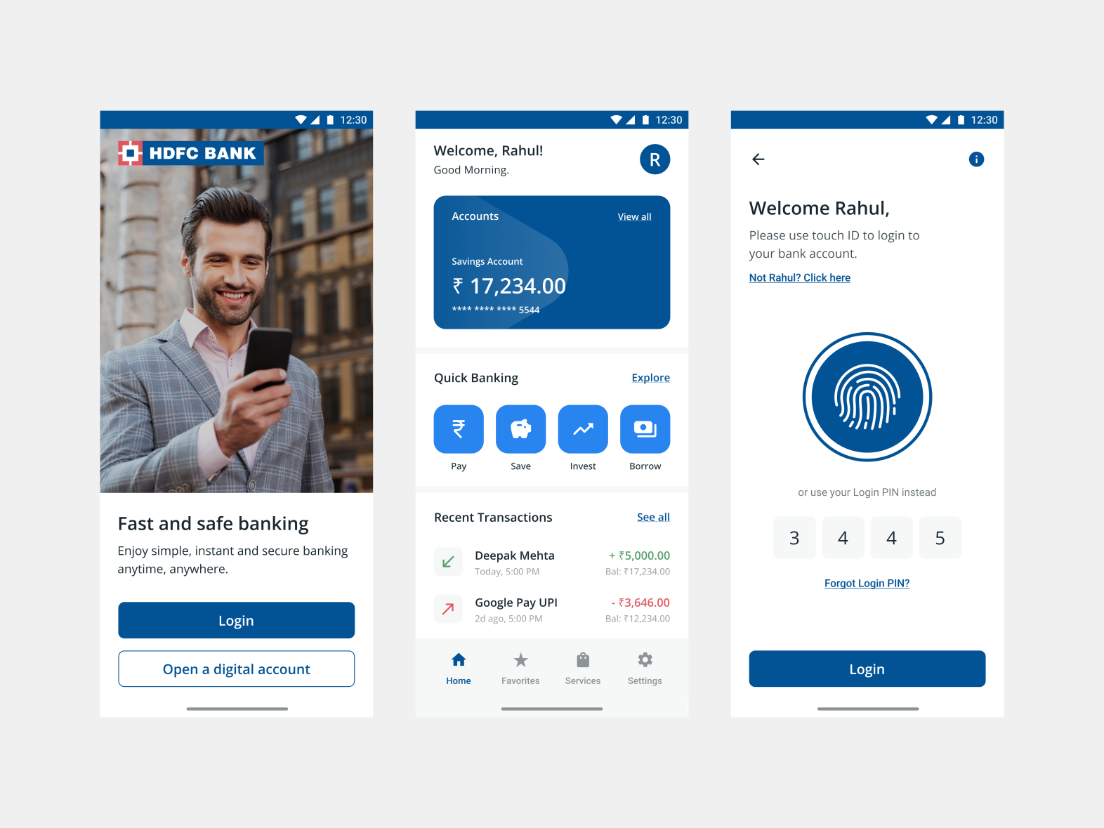 hdfc-mobile-banking-app-redesign-by-smith-kavishwar-on-dribbble