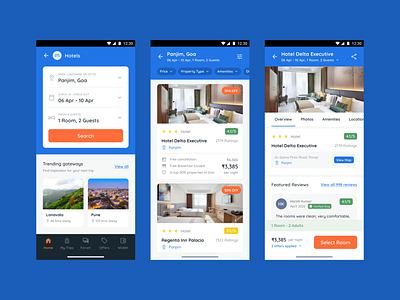 Goibibo - App Redesign Concept app concept app redesign buses concept design flights goibibo hotel app redesign hotels redesign ticket booking trains travel app travel app concept ui ui redesign ux