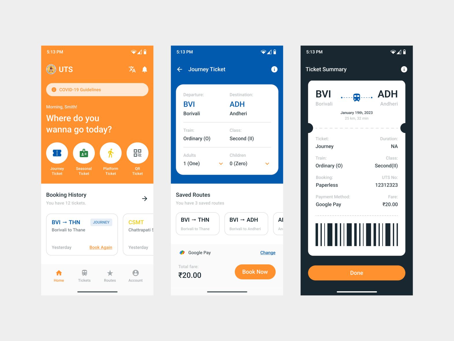 UTS Mobile App Redesign by Smith Kavishwar on Dribbble