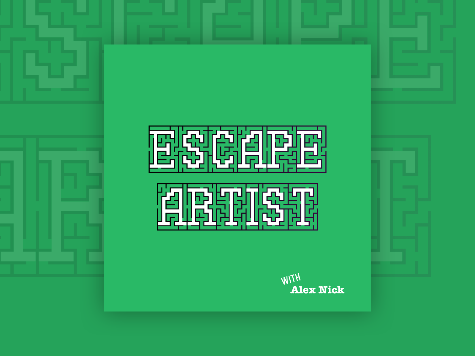 Escape Artist Podcast Cover Concept 12 By Khari Slaughter On Dribbble
