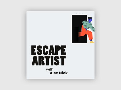 Escape Artist Podcast Cover Concept 19 album album art album artwork album cover album cover design flat podcast podcast art podcast logo podcasting podcasts