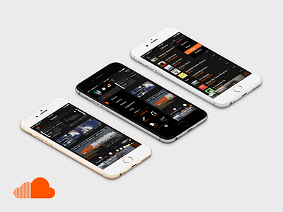 A Different Mockup of the SoundCloud Redesign app music soundcloud ui ux