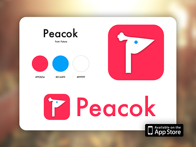 Peacok App Icon Design app app store crowd source freelance icon icon design logo logo design photo rating style guide