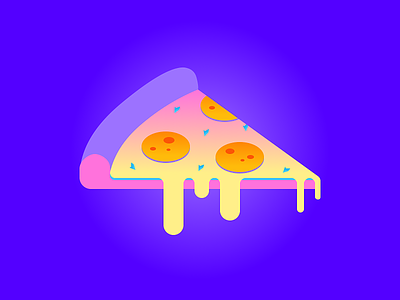 Alternative Pizza deicious design flat fun funky illustration pepperoni pizza sausage simple vector yummy zombie