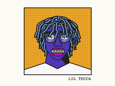 Lil Tecca flat freshman fun hip hop hip hop hiphop illustration lil tecca musician musicians rapper rappers simple tecca xxl