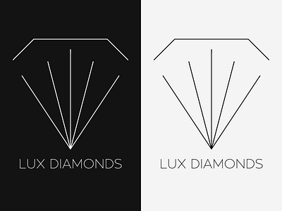 LUX Diamonds [logo demo] branding graphic design logo