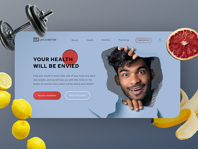 UX\UI | Healty web-site