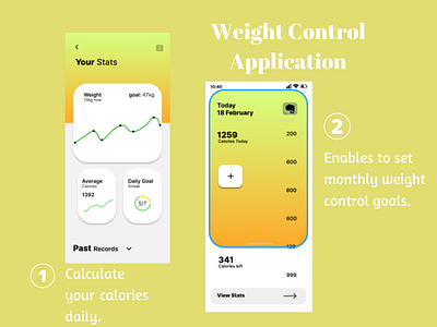 Weight Control Application