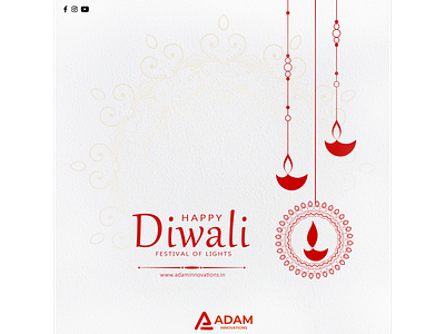Diwali poster AI diwali minimal poster design