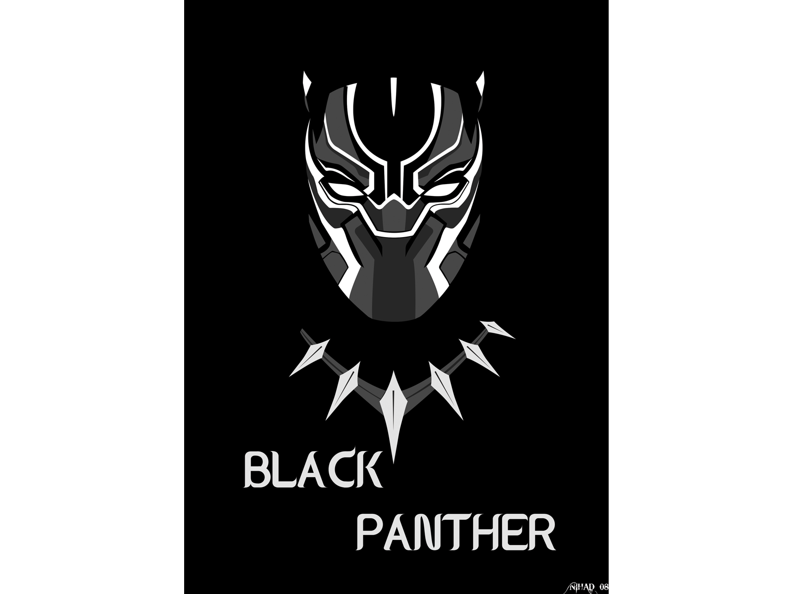 Black Panther Vector Art By Mohammed Nihad On Dribbble