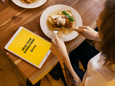Business lunch - free PSD mockups