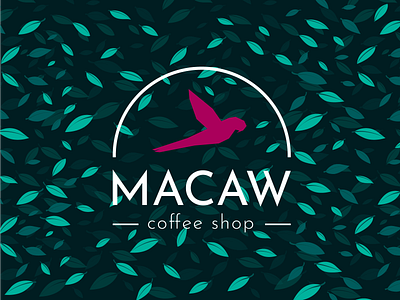 Macaw Coffee Shop Logo