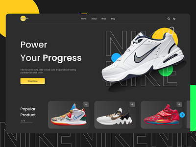 Shoes Webstore e commerce figma homepage landingpage shoesstore uidesign uiux userinterface web webstore