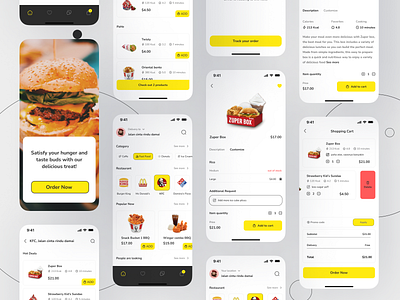 Food Delivery App figma homepage mobileapp uidesign uiux