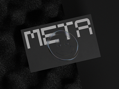 Black_Meta branding design logo typography