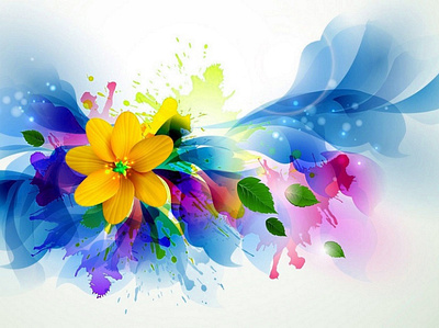 Flower Card Background Design design graphic design illustration illustrator vector