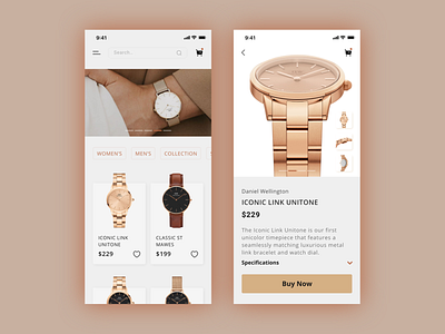 Watch Store Mobile App
