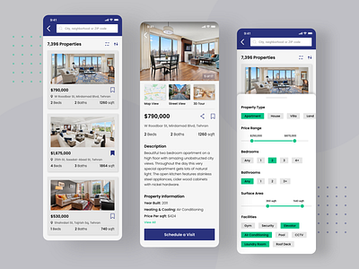 Real State Mobile App apartament apartments apartments for sale app home house mobile app mobile app design mobile ui real state realstate realtor sorting ui uidesign uiux user experience userinterface ux zillow