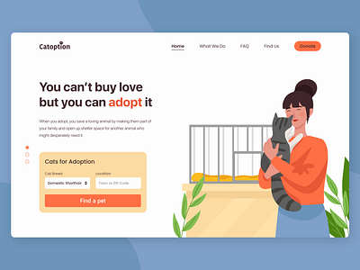 Pet Adoption Landing Page