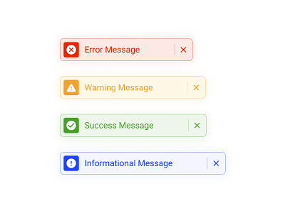 Toast Notification / Message alert alerts banner dashboard design system error error message info message notification notifications popup popups success toast toast notification ui elements warning web web design