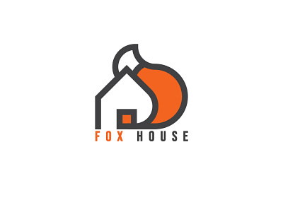 FOX HOUSE adobe animal branding fox il logo logodesign logotype