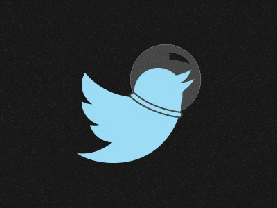 Twitter In Space (gif)