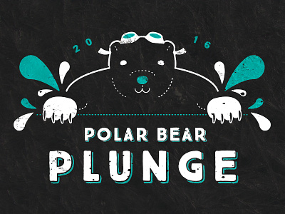 Polar Bear Plunge bear branding event goggles logo polar bear swim