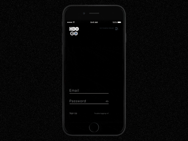 HBO GO - iOS by Alex Lockwood | Dribbble | Dribbble