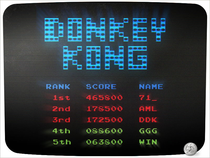 #DailyUI 019 - Leaderboard donkey kong high score daily ui arcade game ui design leaderboard