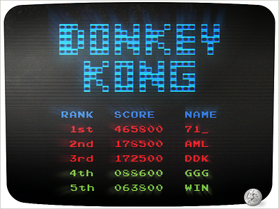 #DailyUI 019 - Leaderboard arcade daily ui design donkey kong game high score leaderboard ui